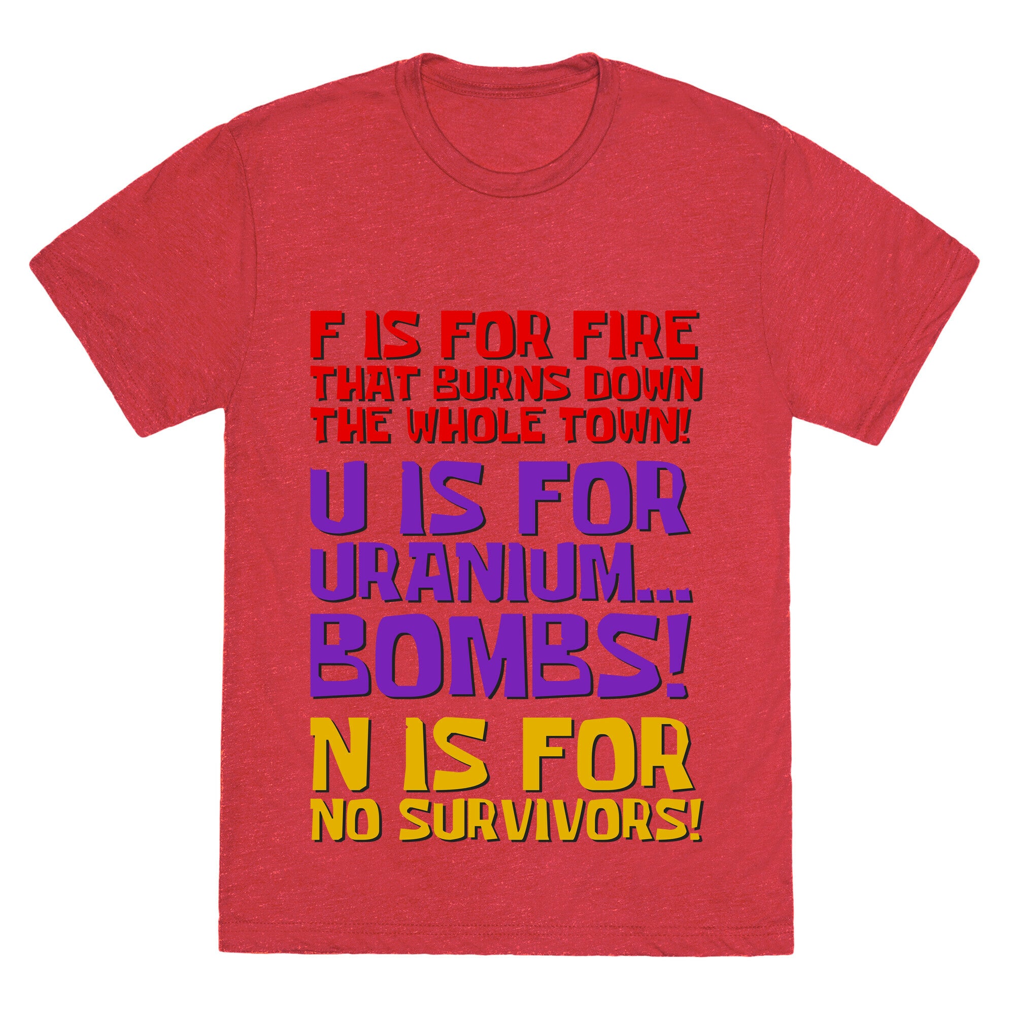 Plankton's F.U.N. Song Unisex Triblend Tee